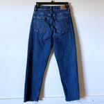 American Eagle  Dark Blue Criss Cross Mom Straight Jean Size 2 REG Photo 3