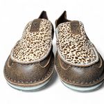 Ariat  Women’s Cruiser Slip-On Loafers Size 10B Cowhide Leather Animal Print Photo 1
