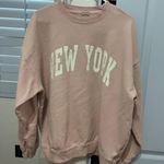 Brandy Melville Pink New York Sweatshirt Photo 0
