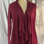 Charlotte Russe Red Cardigan Sweater with Waterfall Design Photo 8