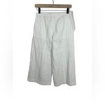 RED VALENTINO Cotton Lace Eyelet Wide Leg Pant Size US 6 White Photo 4