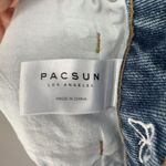 PacSun  28 High Rise Festival Cut‎ Off Denim Shorts Butterfly Embroidered Cotton Photo 9