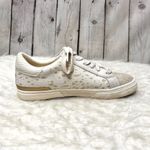 A New Day Madison White Animal Print Faux Suede Sneakers 9.5 Photo 5