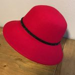 Nine West Red 100% wool bucket hat Photo 2