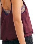 Free People NWT  sequin silky tank top size large Photo 2