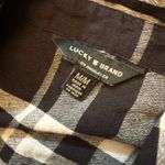 Lucky Brand Black and White Plaid Button Down Shirt Photo 2