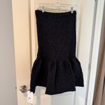 Dries Van Noten NWT  Black Saturn Smocked Cotton Poplin Midi Skirt | L Photo 10