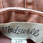 Madewell  Slim Emmett Wide Leg Pants High Waist Pockets Orange 25P Photo 2