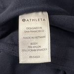 Athleta  Small Capris Leggings Stretch Low-Rise Inner Pocket Cropped Navy Blue Photo 5