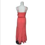 The Vanity Room NWT  X Nordstrom V Neck Strappy Tired Maxi Dress In Coral Photo 5
