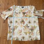 Brooks Brothers New Woman’s Silk Short Sleeve Floral Top Pink, Sz 14 Photo 7