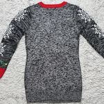 Polar Bear Christmas Sweater Dress Tunic Holiday Ugly S Small Gray Photo 2