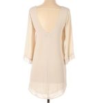 ASTR  cream lace boho mini shift dress size xs‎ Photo 2