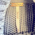 Free People Sweetheart Chunky Ribbed Knit Sweater in Tungsten Gray Size XS Photo 10