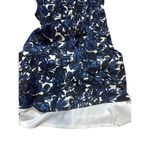 Talbots Vintage Pure Silk Women's Blue & White 100% Silk Floral Sheath dress Photo 5