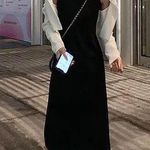 Spaghetti Strap Dress Black Photo 0