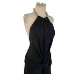 Jonathan Simkhai Annabelle Halter Gown in Black 8 New Womens Maxi Dress Photo 5
