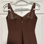 Akira Elegant Brown Jumpsuit with Gold Accents Photo 5