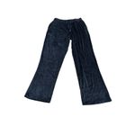 Juicy Couture Velour Black Rhinestones Track Pants Size medium Photo 1