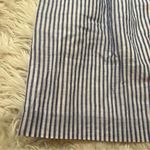 J.Crew  Pull on Skirt in Striped Beauchamps Linen Blue White Photo 4