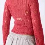 Urban Outfitters  Carla Long Sleeve
Laddered Slash Neck Knit Top. Size Large Photo 3