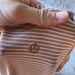Lululemon Tan Striped  Shirt Photo 2