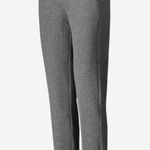 Ecru NWT  Herringbone Lombard Trouser  Plaid Velvet Trim Photo 2