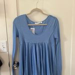 Longsleeve Babydoll Top Blue Size XS Photo 5