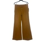 NWT OJG One Jeans Wear Group Wide leg Trouser Jean Pants 8 Tan Mustard Photo 8