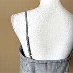 Banana Republic  | Heather Gray Windowpane Plaid Tank Top Sz S Photo 4