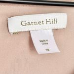 Garnet Hill Women’s Battenberg Lace Overlay Mini Dress White Cream Brown Size 16 Photo 4