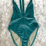 Out From Under NWOT Velour 1 Pc Swimsuit Sz Small Seafoam Green Photo 1