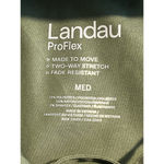 Landau Scrubs Womens Size Medium Proflex Flat Front Cargo Jogger Olive Moss NWT Green Photo 8