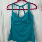 Title Nine Women’s 36D Blue Tankini Swim Top Photo 0