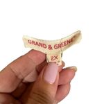 Grand & Greene Blue & White Print Short Sleeve V Photo 8