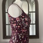 Mac Duggal Floral Beaded Column Gown in Raspberry, Size 2 New w/Tag Photo 13