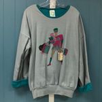 Vtg 80’s 90’s Dinamo Production shopping lady diva double lined sweatshirt‎ sz L Pink Size L Photo 1