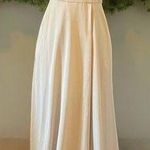 David's Bridal Satin Scoop Neck Formal Maxi Dress With Crepe Low Back By David’s Bridal Photo 0
