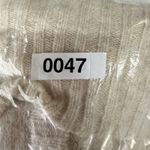 L.L.Bean  L Large Cardigan Sweater Ivory Wool Blend Fisherman Cable Knit Grandma Photo 9