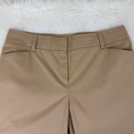 Women's New York & Company Stretch Khaki Dress Pants Career Office Size 10 Tall Tan Photo 5
