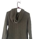 Mystree  Women's‎ Size Medium Grey Green Hooded Sweater Dress Photo 4