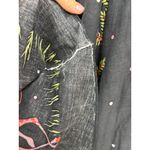 Handmade Vintage  Women's Black Giraffe Tree Print Full Circle Skirt Midi L Photo 4