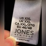 Jones New York Signature Black And White Geometric Min Skort With Pockets SZ XXL Photo 5