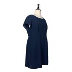 East 5th Sheath Dress Round Neck Short Sleeves Navy Blue Women’s Size 20WP Photo 1
