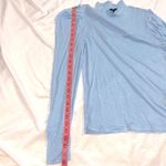 7 For All Mankind top mock neck long sleeve Color light blue Size S NWT Photo 10