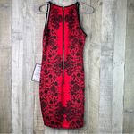 B Darlin B. Darlin Size 7/8 Red Black Halter Racerback Sleeveless Dress w/Back Zipper Photo 2