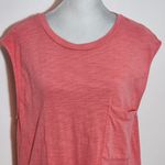 Lou & grey  Sleeveless Pink Muscle Tee Size Large Pink Textured Sleeveless Top Photo 2