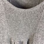 AQUA Women's Gray 100% Cashmere Knee Length Sweater Dress Size Small Career Wear Photo 4