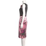 Dolce & Gabbana 100% Authentic  Floral Pink Silk Print Midi Length skirt IT 44 Photo 8