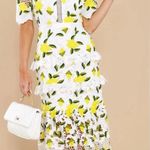 All I Wanted Yellow Floral Lace Midi Dress Size XS Photo 0